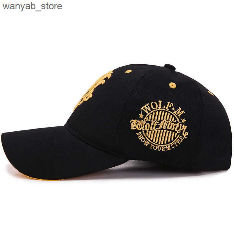 Ball Caps Totem Embroidered Baseball Hat Fashion Mens Baseball Hat Spring/Summer Snap Hip Hop Hat Adjustable Flame Sun Shadow Hat L240910