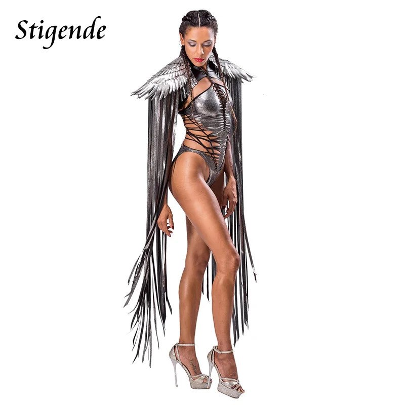 Sequin corner wing party dress raincoat womens fashion role-playing clothing accessories 241128
