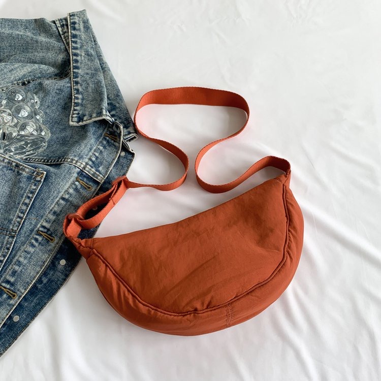 U Home Fitting Room Same Style Shoulder Nylon New Fabric Micro Wrinkled Waterproof Crossbody Yangqi Dumpg Bag