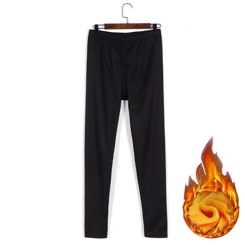 Winter Mens Pants Bottom Mens Pants Warm Autumn Winter Thick Inner Elastic Tights 3XL 241122
