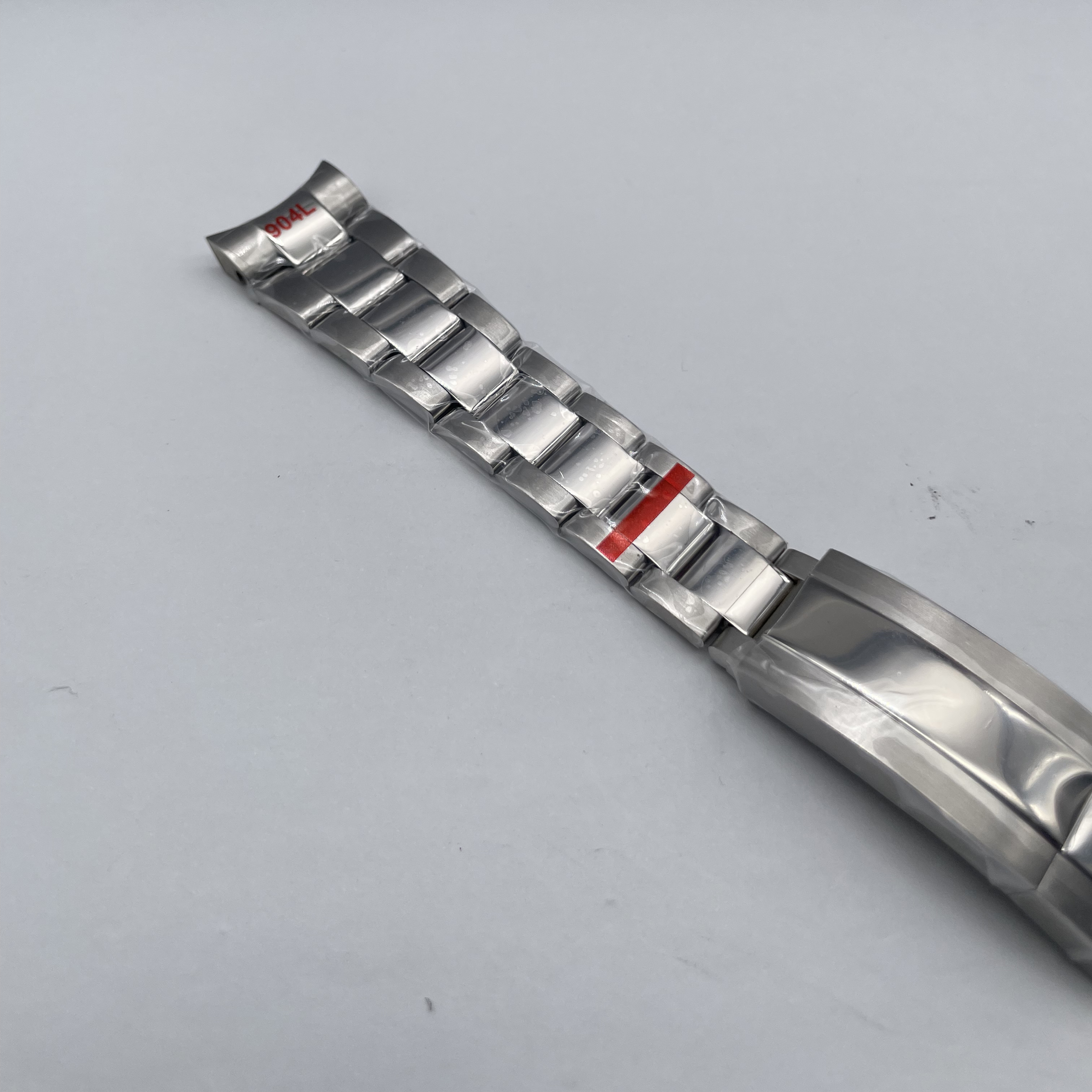 Swish 20mm Silver 904L Stainless Steel Watch Band Wrist Strap for SUB GMT Watch Case Mod Parts Accessories Bracelet Clasp Strap