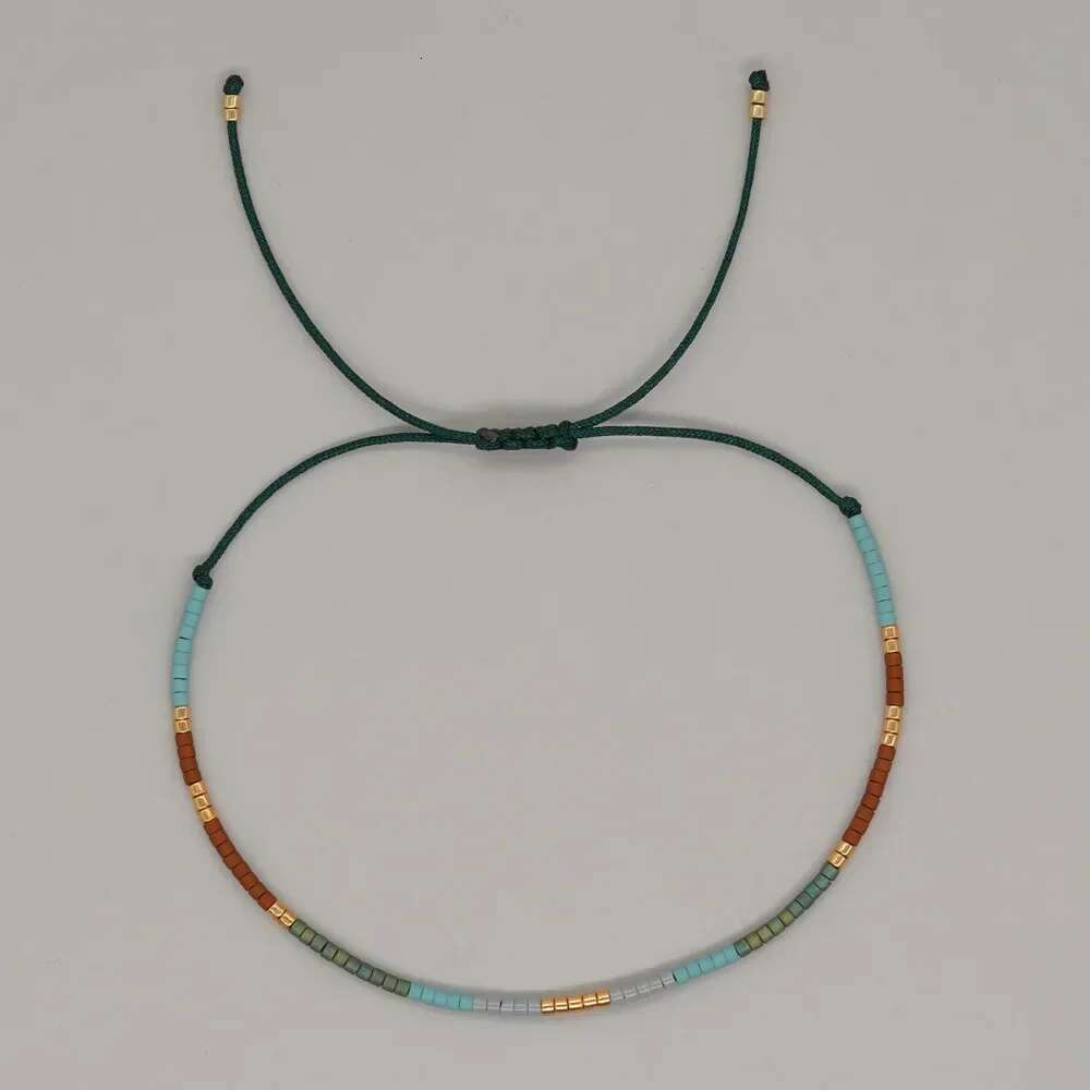 Boho Chic Seed Beads Bracelets Women Colorful Friendship Adjustable Bohemian Choker Jewelry Charms Party Gift Fashion
