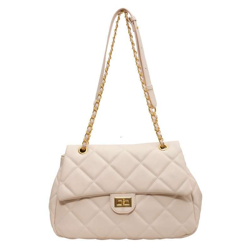 Advanced Texture Bag For Women, Large Capacity, Autumn And Winter New Fashion, Dia Grid Chain, Commuting Crossbody, Wandering B2