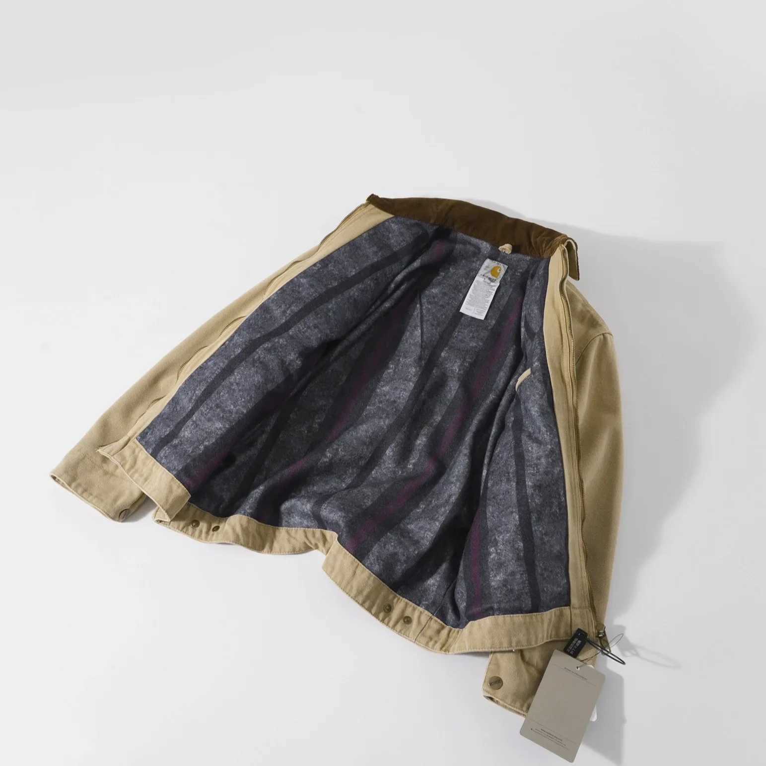 Men's Jackets High quality car Stu J97 car wash Canva jacket loose fit couple style zipper casual jacket for all seasons J241123