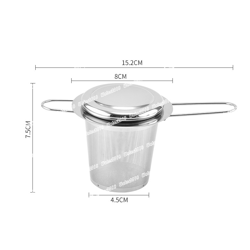 304 Stainless Steel Teas Strainer Tools Tea Infuser Home Coffee Vanilla Spice Filter Diffuser 2 Colors