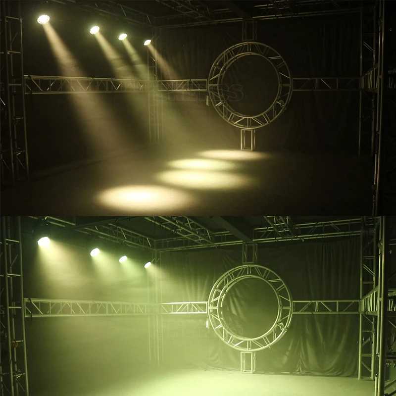 New LED 19x15W RGBW Beam+Wash Zoom Moving Head Light DMX 16/24 CH DJ Disco Part Church TV Studio SHEHDS Stage Effect Equipment Z241129