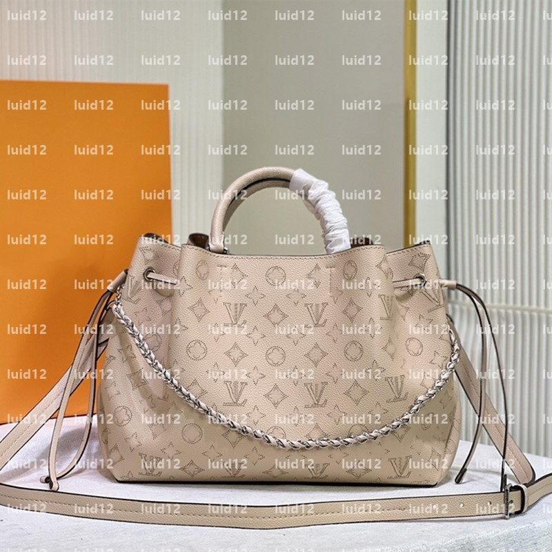 Top quality bella bag Womens crossbody shoulder bag Original designer handbag fashion leather chain bag Perforated flowers letter shopping bag luxury tote purse