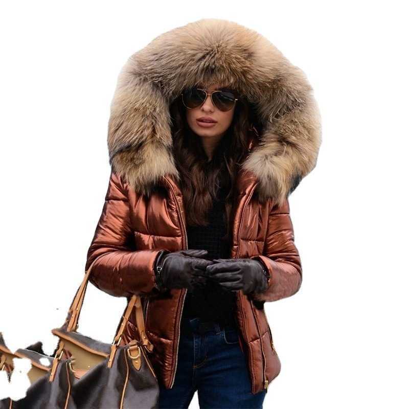 2024 Autumn and winter new European women's cotton-padded jacket down cotton-padded jacket short women's cotton-padded jacket X241129