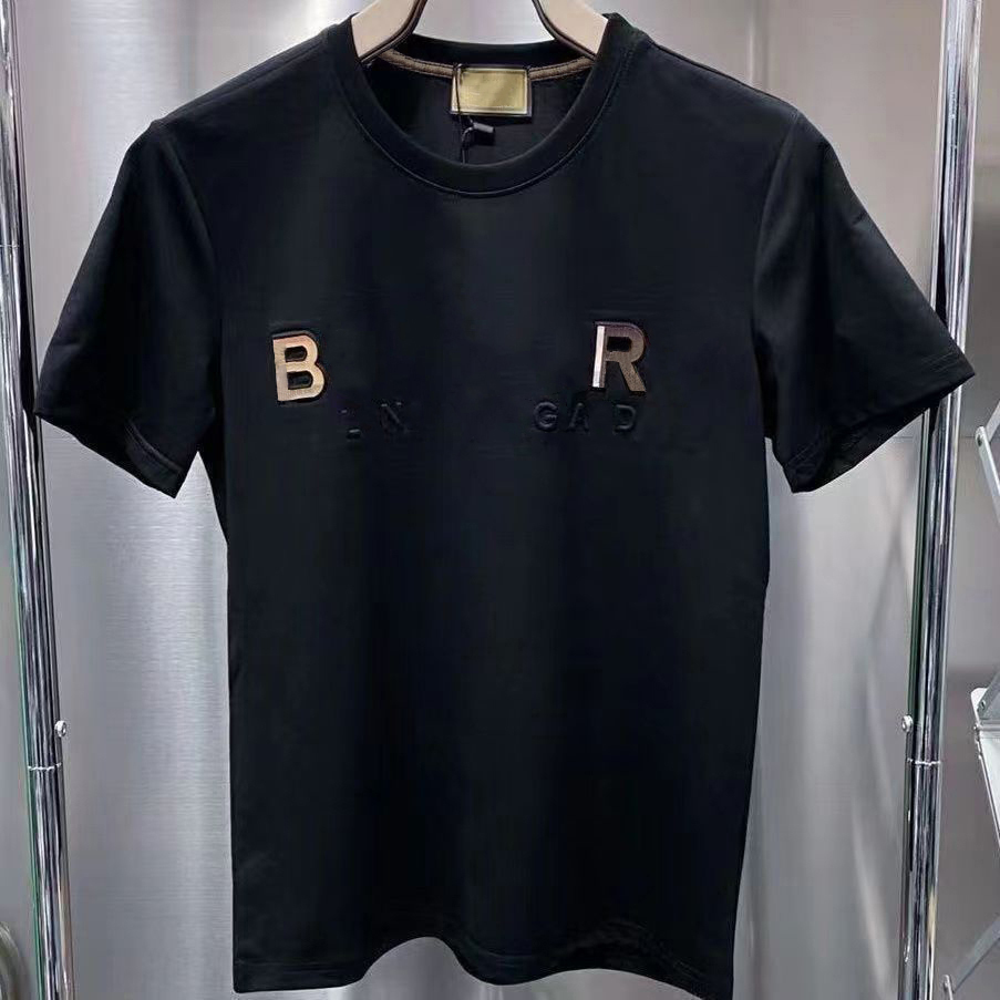Men's Plus Size Designer Tee - Letter Printed Short Sleeve Hip Hop Shirt S-5XL