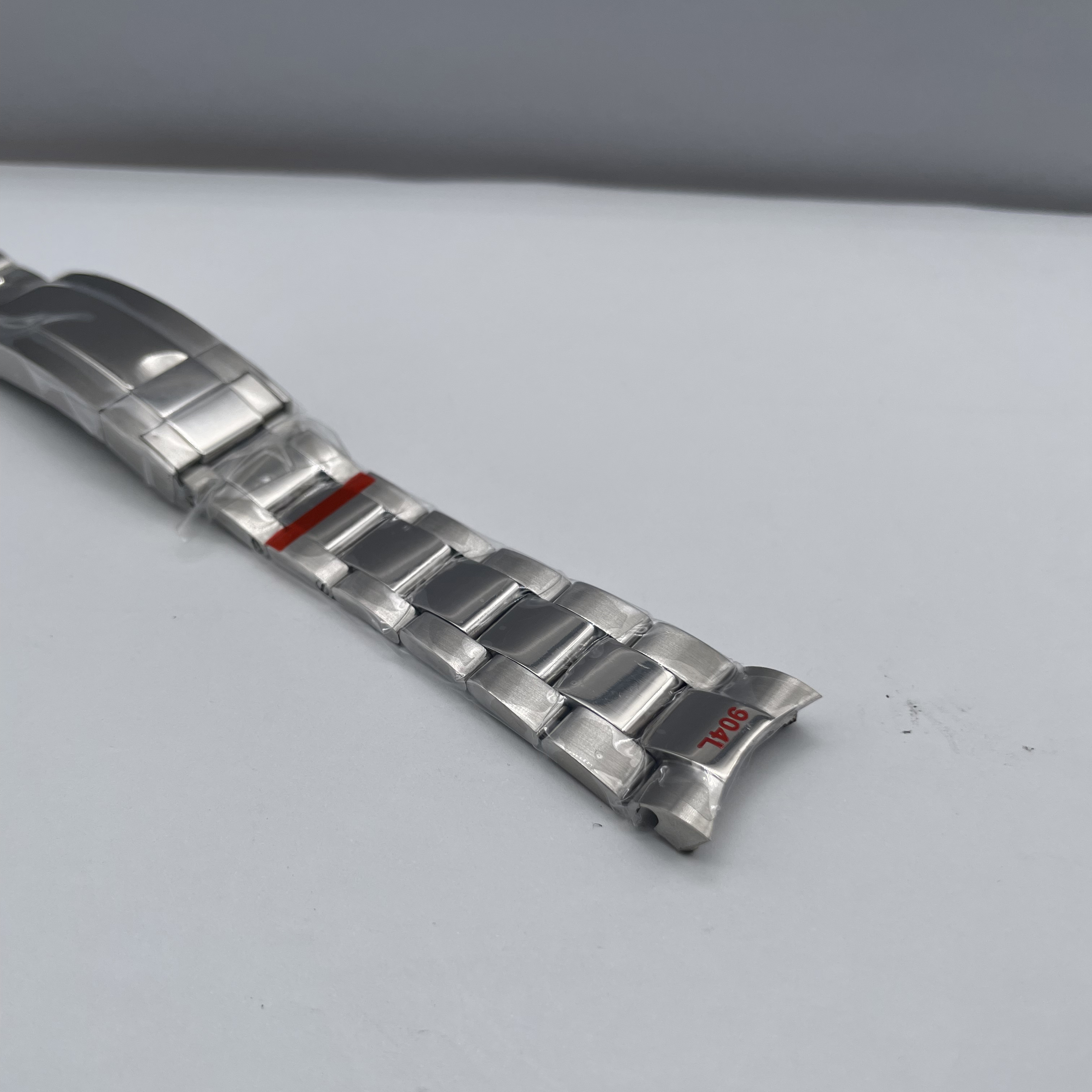 Swish 20mm Silver 904L Stainless Steel Watch Band Wrist Strap for SUB GMT Watch Case Mod Parts Accessories Bracelet Clasp Strap