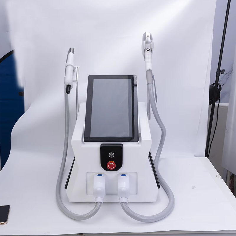 Portable 808nm laser ice cooling device picolaser moles eliminate tattoo removal 3 waves diode hair removal