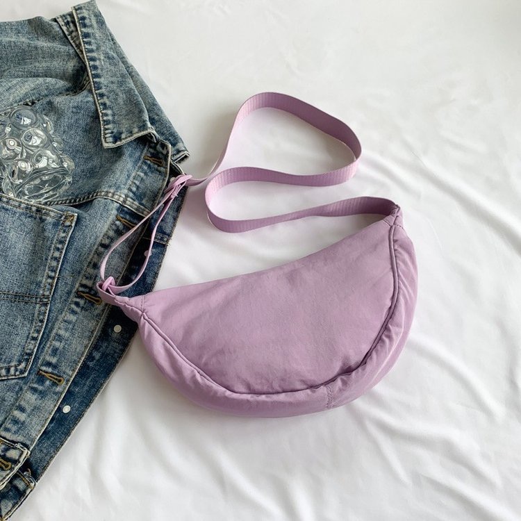 U Home Fitting Room Same Style Shoulder Nylon New Fabric Micro Wrinkled Waterproof Crossbody Yangqi Dumpg Bag