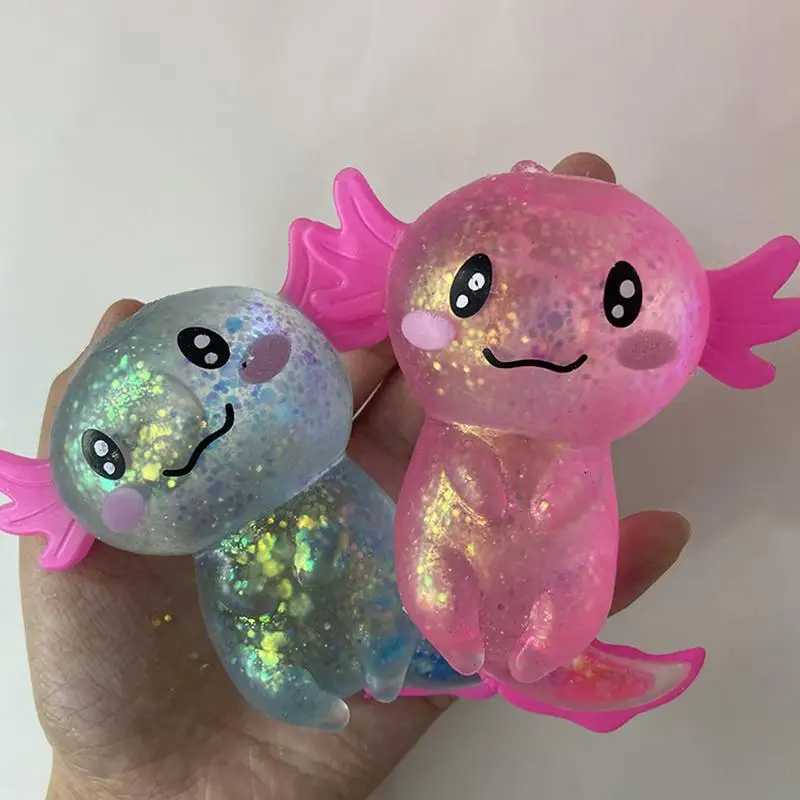 Axolotl Fidget Toy Slow Rising Stress Ball Fidget Toys Axolotl Squeeze Fidget Toy Antistress Toy For Girls Boys Birthday GiftsXJ241129