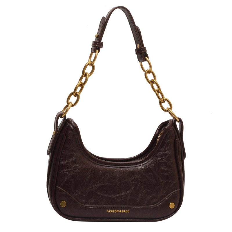 2024 new niche underarm spicy girl New style chain, single shoulder crossbody bag, women's fashionable texture dumpg bag