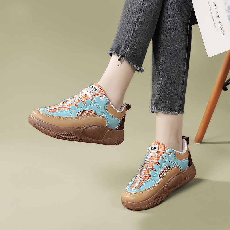 Spring and Autumn New Little White Thick Sole Student Versatile Breathable Board Shoes GAI size