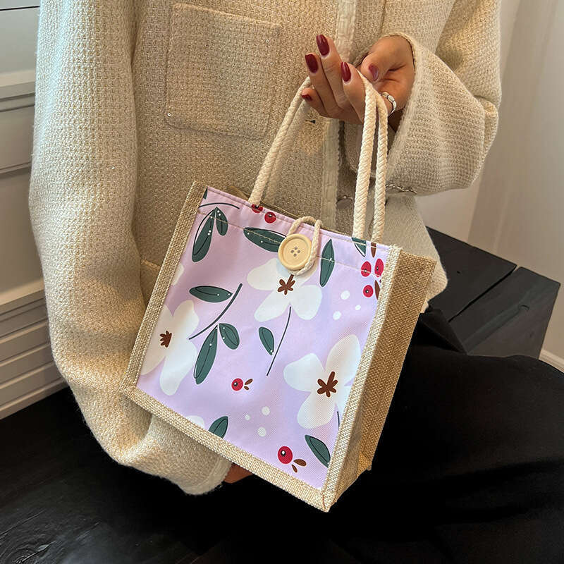 Fashionable Durable Portable Lunch Box Bag Outings, New Model For Students To Carry In Class Wholesale Gift Bags, Fashionable And Classic Quality B1