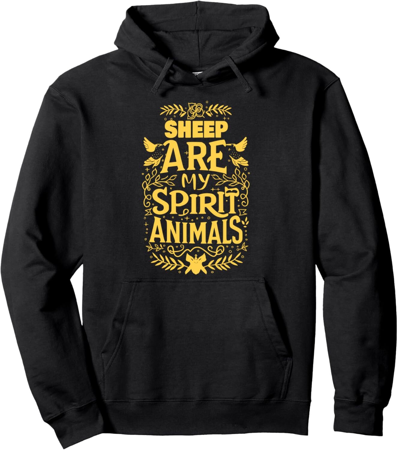 Hoodie for Mens Womens Sheep Are My Spirit Animals Pullover Hoodie Graphic Hoodies sweatshirt