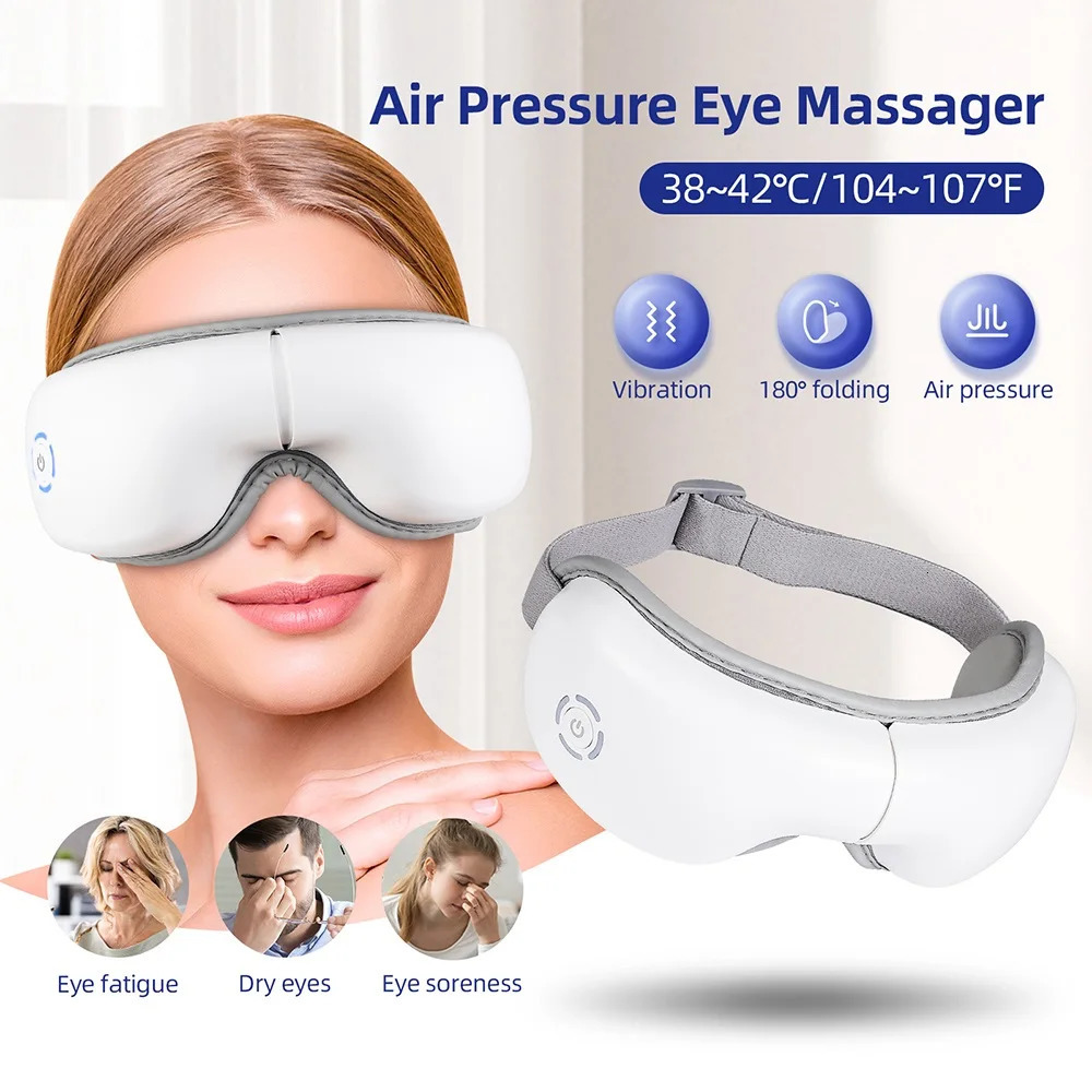 Multi Frequency Vibration Eye Massager 3D Airbag Kneading Beauty Device for Dark Circles Dry 241118