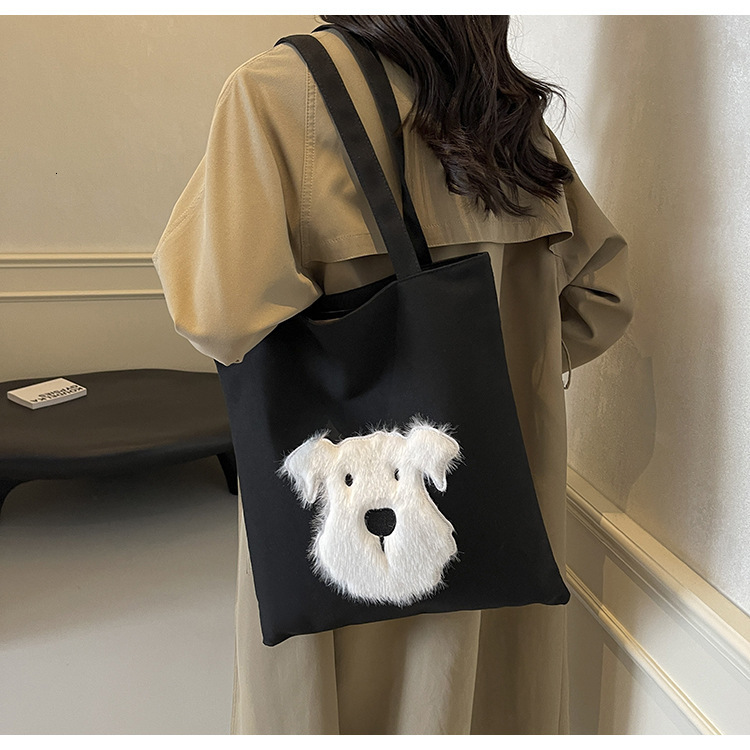 Canvas For Women, Large Capacity New Autumn And Winter Versatile Single Shoulder Shopping Bag, Casual Commuting Bag Designer Bags Handbags Women