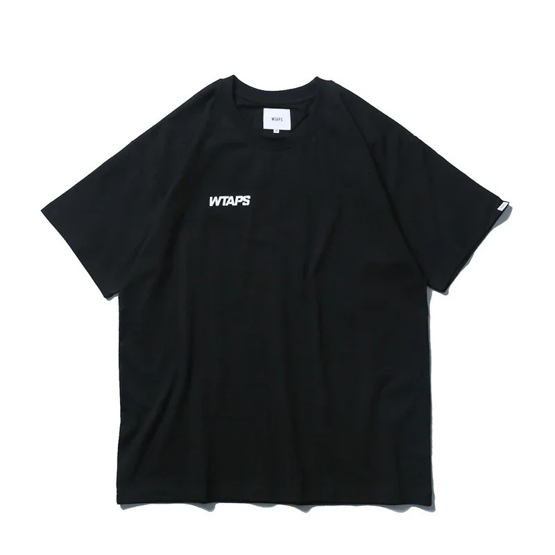 Back Print WTAPS Print T Shirt Men Women High Quality Oversize Short Sleeve T shirt Tops Tee 240428