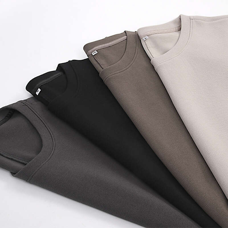 American Retro Air Cotton Versatile Neutral Oversized Sleeveless Shoulder Loose Fit Heavyweight T-Shirt B4