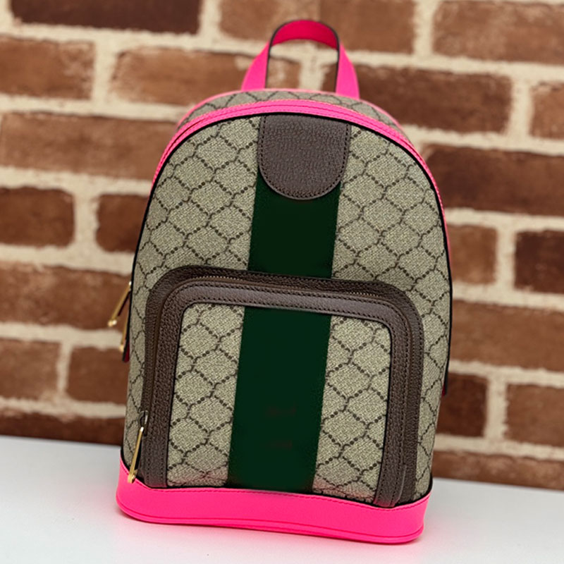 Small Backpack Book Bag Back Packs Designer Bags School Bag Summer Beach Schoolbag Letter Patterns Striped Ribbon Top Mirror Quality Zipper Pocket Back Pack