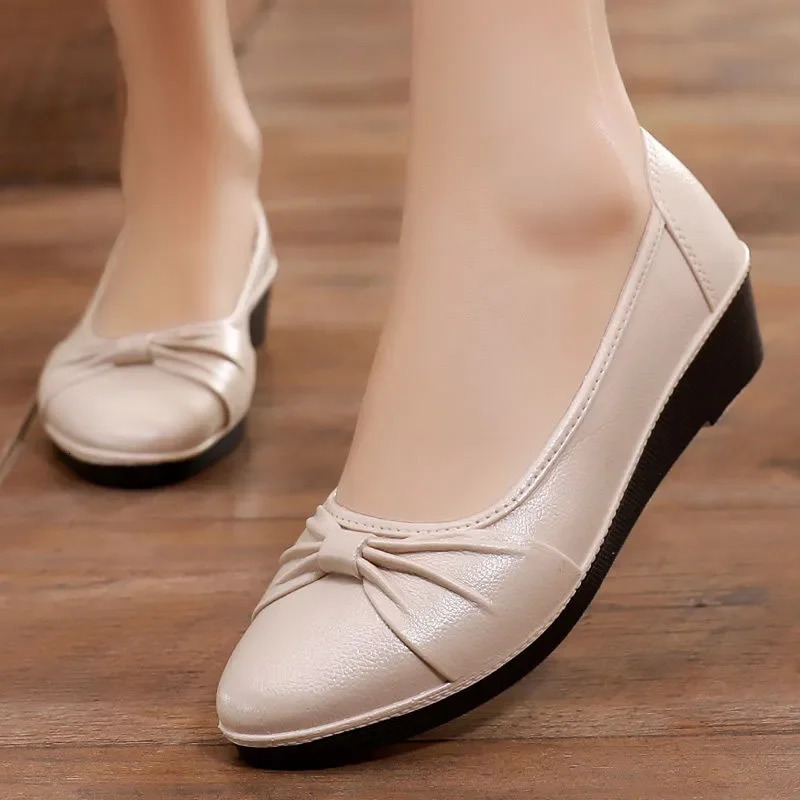 Women Cute Light Weight High Quality Waterproof Rubber Rain Shoes Lady Casual Kitchen el Work Loafers Black Flats A251 241126