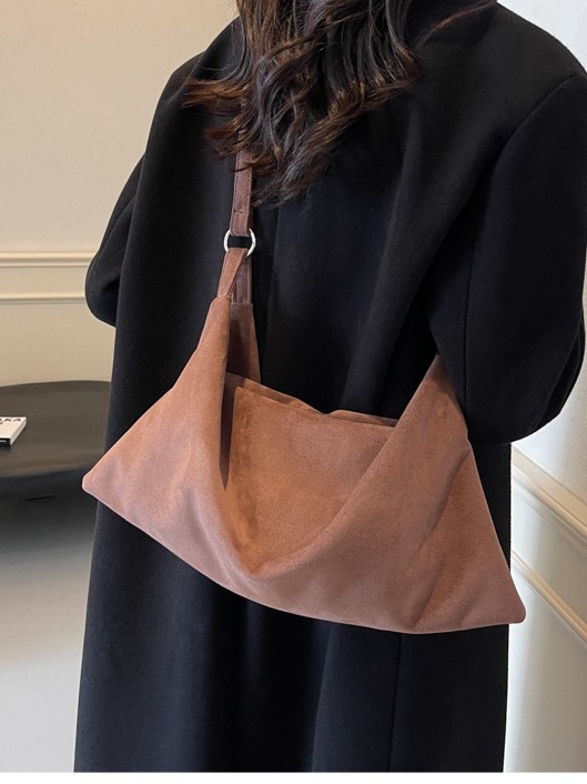 Leisure Commuting For Women, Large Capacity New Autumn And Winter Versatile Single Shoulder Crossbody Bag, Women's Dumpling Bag Designer Bags Han