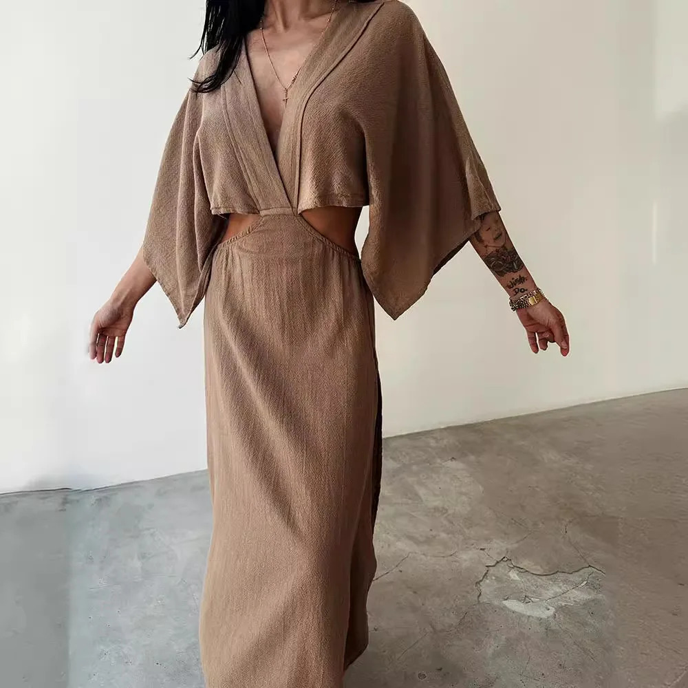 2024 Summer Fashion Elegant Female Pants Set Solid Color ONeck Short Sleeves Trousers 2Pcs Wide Leg Jumpsuit Clothing 240419