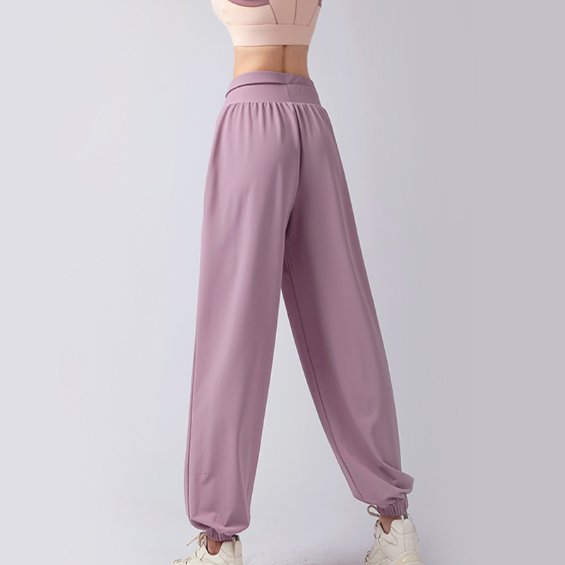 New Loose Yoga Hollow Double Waist For Sports, Fitness, Running, Exercise, Covering Meat And Showing Weight Pants