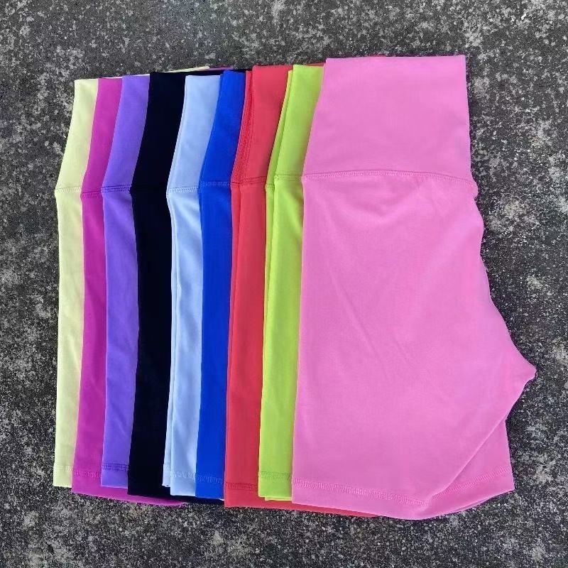 2024 Outfits Suit Align Women's Sports High Waist Yoga Shorts 4-point Pants Running Fiess Gym Underwear Workout Leggings lemonly lulule