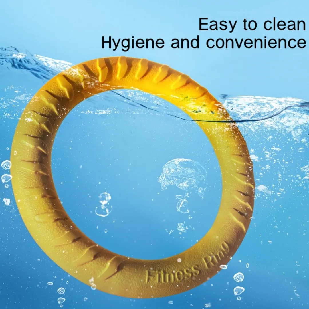 Dog Ring Toys Indestructible Chewing Flying Floating Training Tools Fetch for Small Medium Large Dogs Throwing Catching 241120