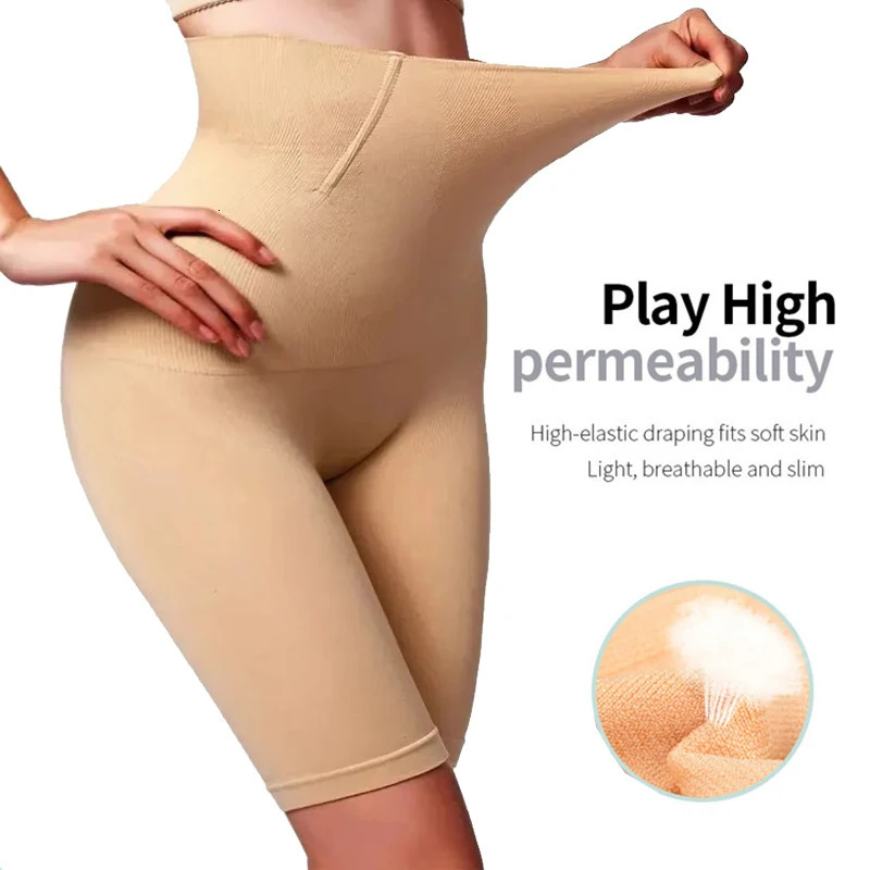 Shapewear for Women High Waist Trainer Panties Slimming Sheath Tummy Control Hip Butt Lifter Shorts Ladies Mid Thigh Body Shaper 241121