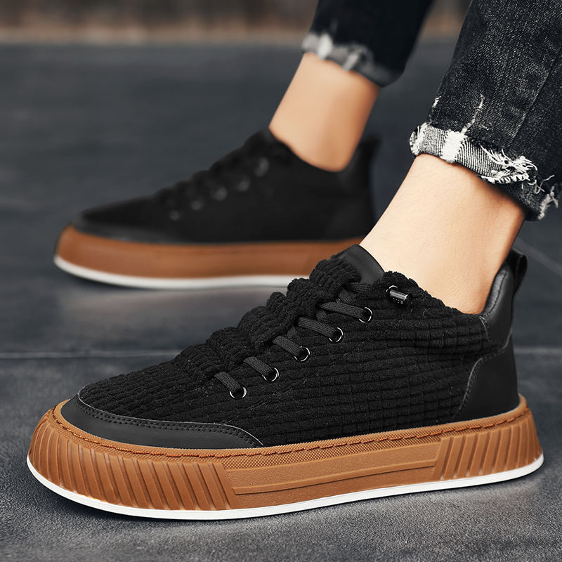 New fashion student sports all-around board men's casual lazy one step walking cloth shoes designer trendy versatile shoes casual shoes