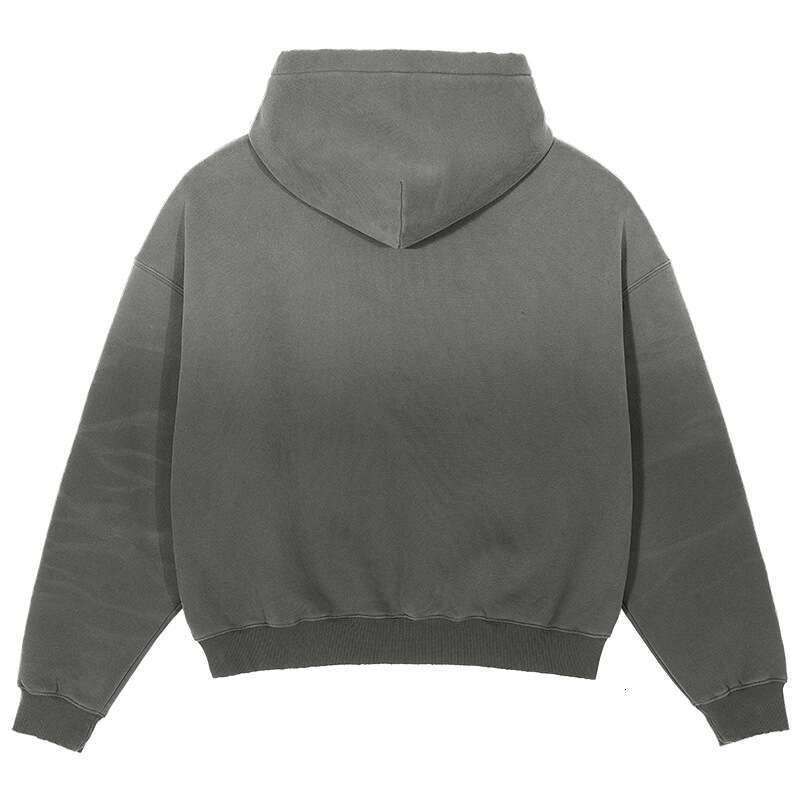 Men's Heavyweight Retro Loose Short For Teenagers With Off Shoulder Design, Double Layered Hat Men's Hoodie B3