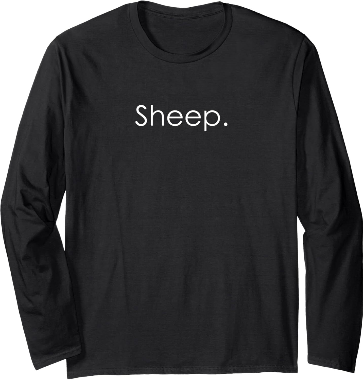 Long Sleeve Shirts for Men sweatshirt Sheep Simple Streetwear Casual tops clothes cool