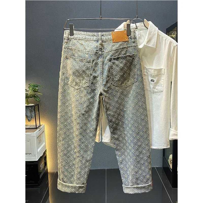 Women's Jeans Fashion Jeans Normcore Trend Spring and Autumn Full Match Casual Loose Straight Trend Zipper Wide Leg Pants High Waist Trousers H24