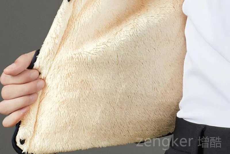 Men's Down Parkas Winter vest mens new plus velvet thickened warm fleece jacket 5XL 4XL plus size vest jacket men clothing 3XL vest for men z2411