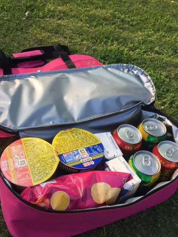 Women Heat Preservation Picnic Beach Bag Mesh Transparent Double-layer Swim Storage High Capacity Shopping Waterproof Bags Tote 240415