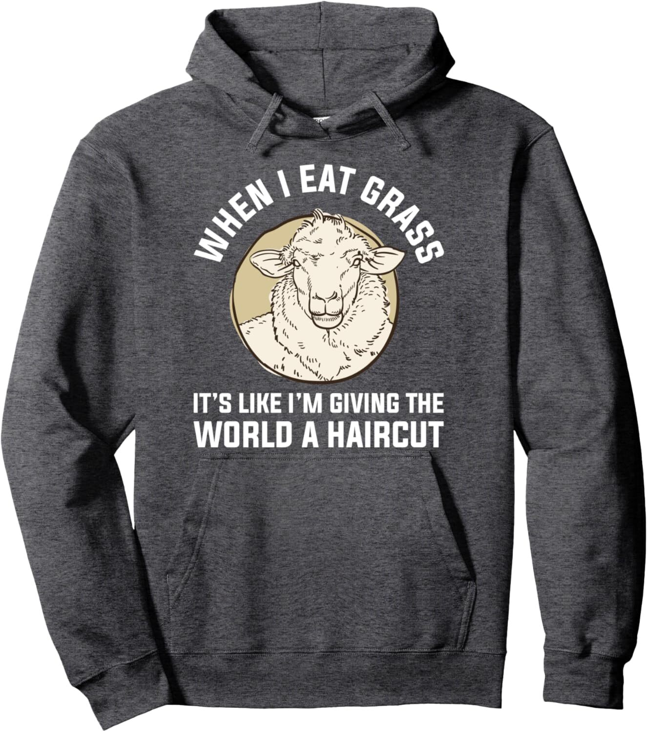 Hoodie for Mens Womens Funny Sheep Haircut Design for Farmers and Sheep Lovers Pullover Hoodie Graphic Hoodies sweatshirt fashion