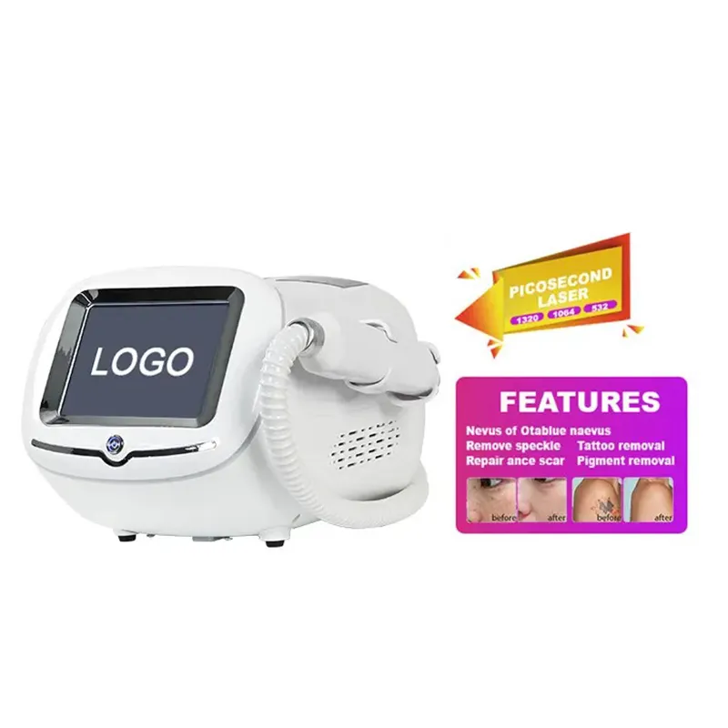 Factory Outlet Q Switched Nd Yag Pico Second Laser Eyebrow Washing Freckle Remover Laser Tattoo Removal Machine