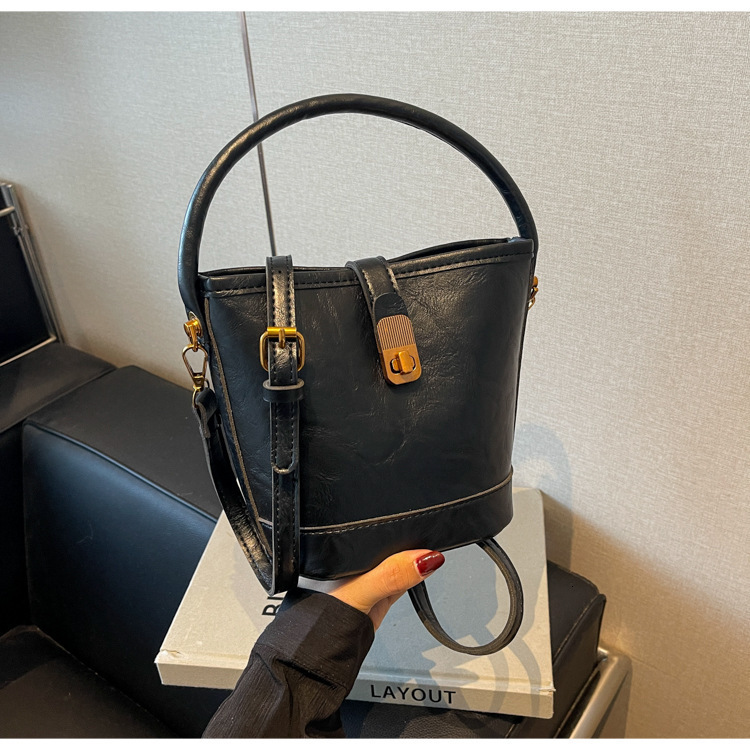 New Women's Bucket Autumn And Winter Fashion Versatile Single Shoulder Crossbody Large Capacity Bag Designer Bags Handbags Women