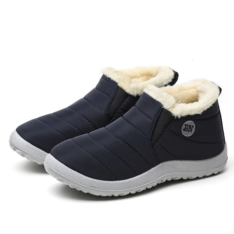 Women Shoes Warm Fur Winter Flats Slip On Flat For Casual Loafers Zapatos Mujer Sneaker 241126