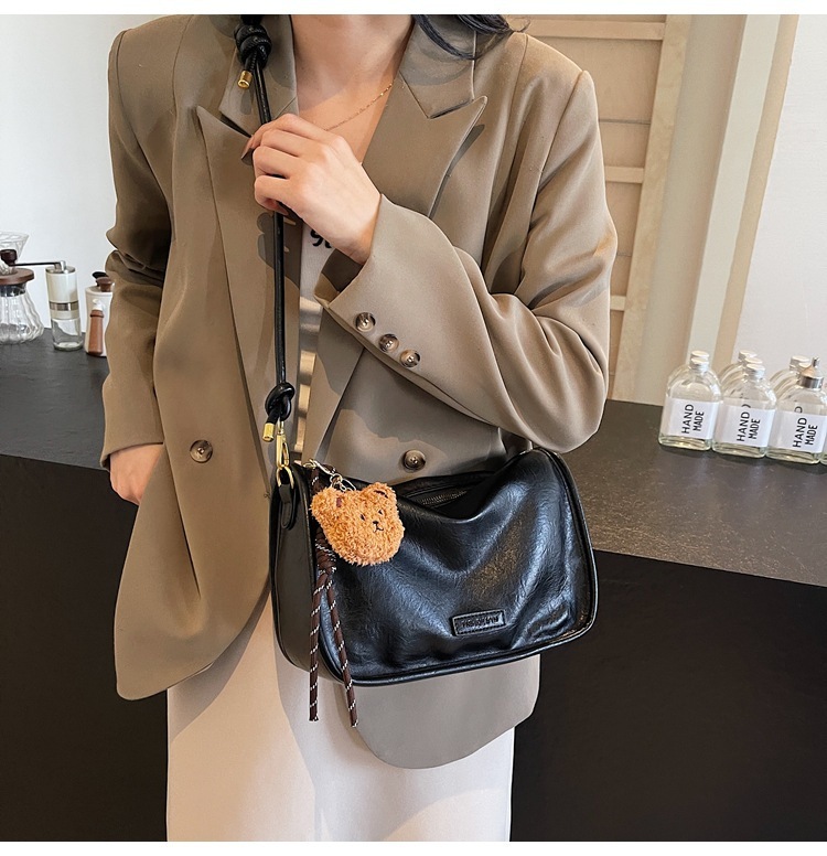 Small Women's Autumn Winter New Style, Textured Single Shoulder Armpit Bag, Fashionable And Versatile Crossbody Pillow Bag Designer Bags Handbags