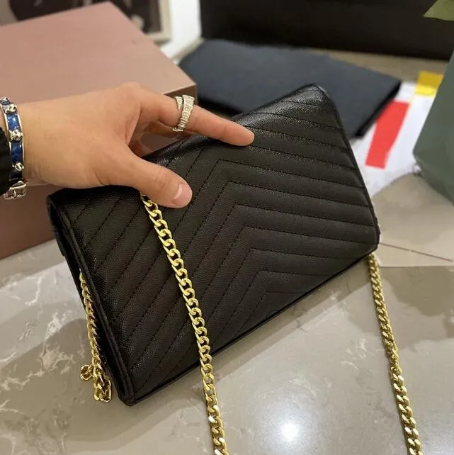 10A Pochette clutch Shoulder Bag purses Designer Bag LUXURY Crossbody Leather Chain Wallet Handbag Metal Fashion Women Local warehouse delivery within 3 days