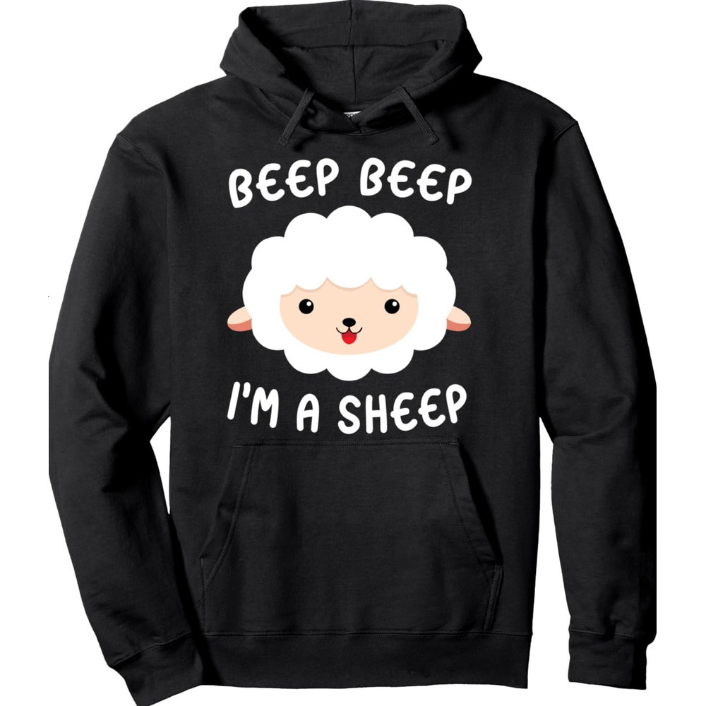 Hoodie for Mens Womens Beep Beep Im A Sheep Shirt Funny Gift Tee Pullover Hoodie Graphic Hoodies sweatshirt fashion cool