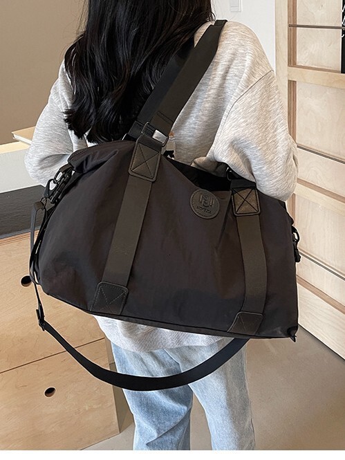 New Model Simple And Fashionable Fitness Large Capacity Hand Luggage Bag, Women's High-end Sense Of Sports Outside Bags Handbags Women