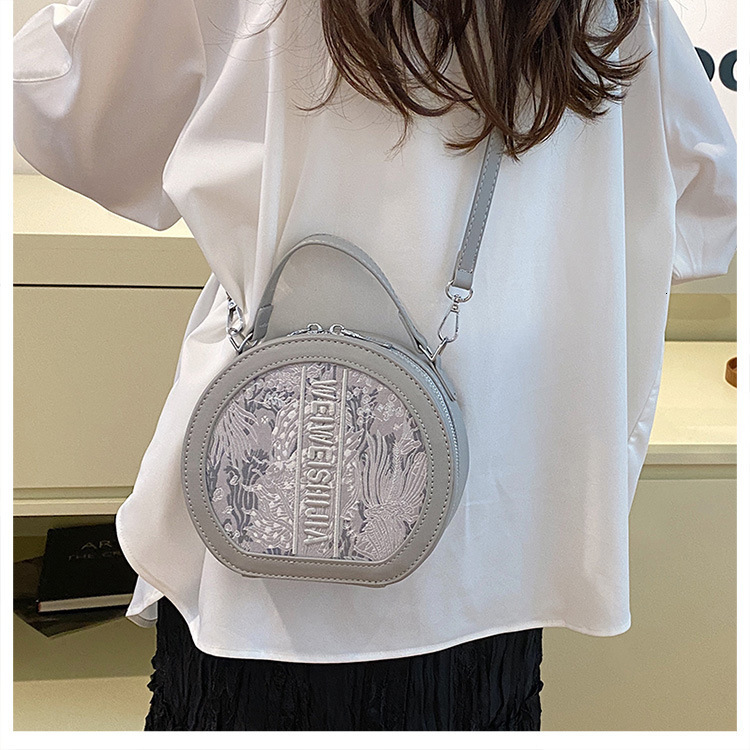 Advanced For Women, Autumn And Winter New Handbag, Small Round Bag, Fashionable Commuting Texture, Versatile Crossbody Bag Designer Bags Handbags Wome