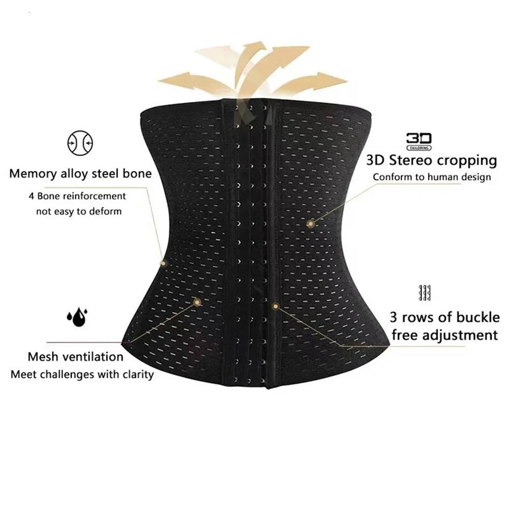 Women Body Shapewear Tummy Slimming Black Belly Band Shaping Shaper Corset Postpartum Flat 241121