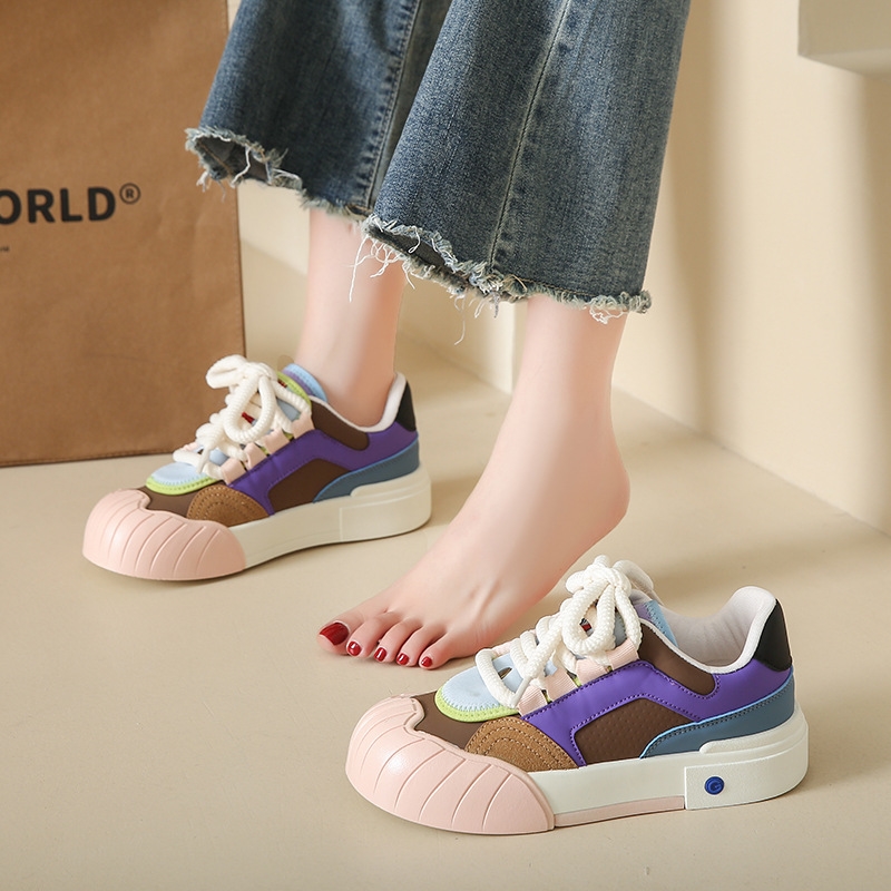 new versatile small Casual single white shoe board shoes for women's fashionable breathable waterproof Lhshoe s Lh